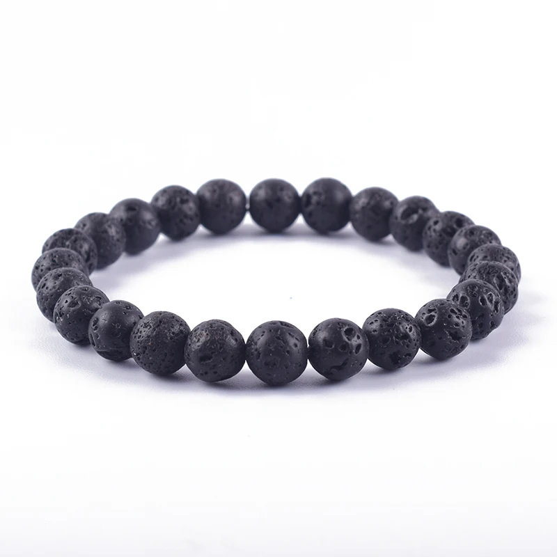 Black Onyx Tiger Eye Stone Mens Bracelet | Rosary Beads