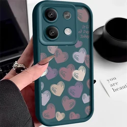 Coque de téléphone en silicone Love Heart charmante - Housse en TPU souple