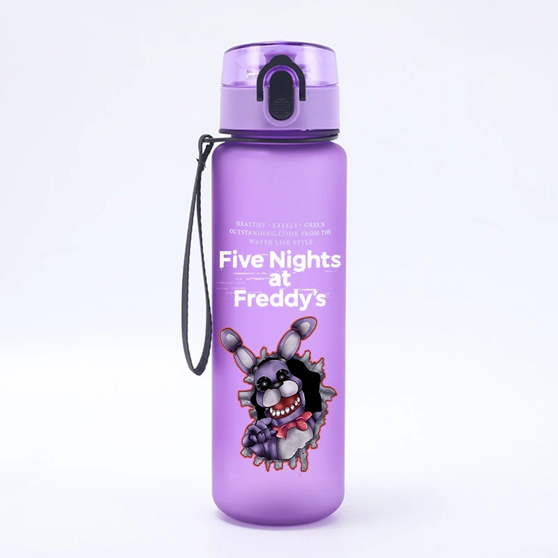 Vibrant FNAF Cartoon Kids Water Bottle – Fun Sports Drinkware
