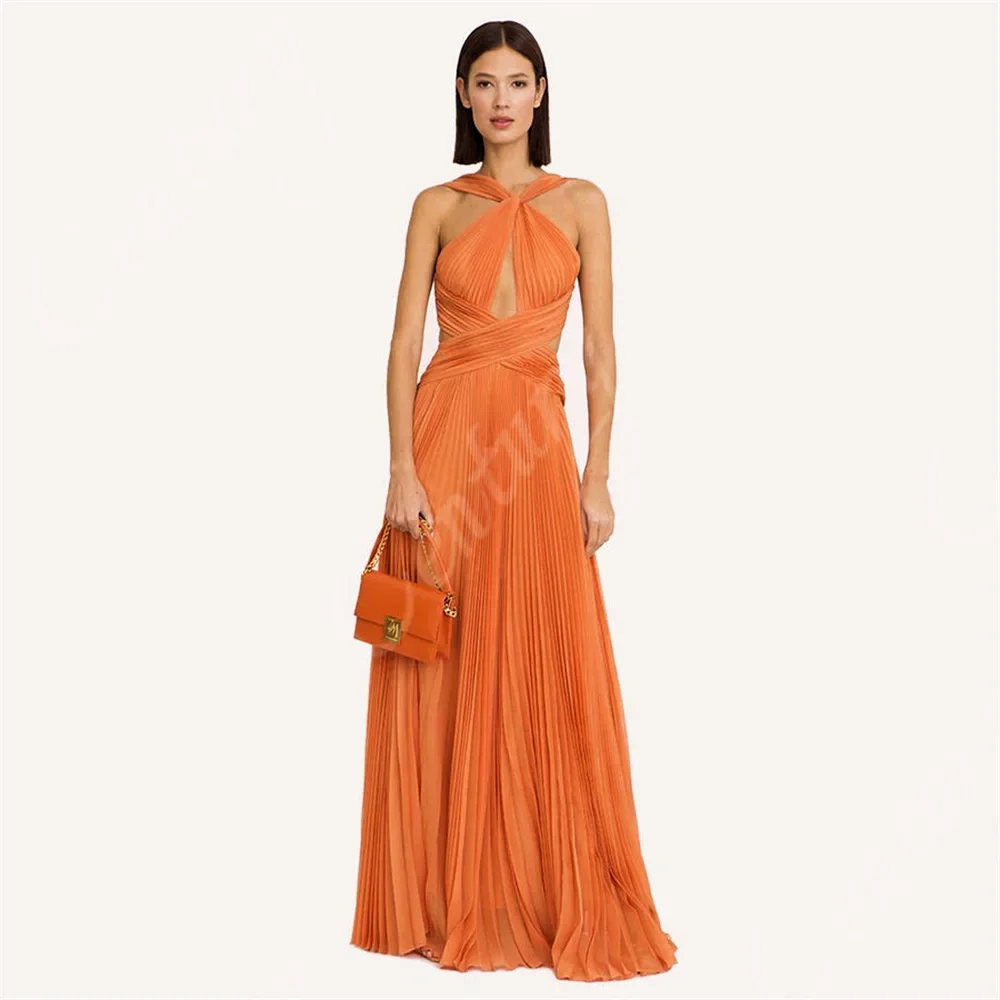 Backless Customized Women Evening Dress