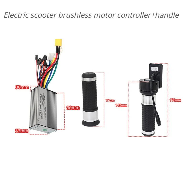 

36 в 48 в 1000 Вт щеточный контроллер постоянного тока Ручка Дроссельной заслонки Вращающаяся ручка