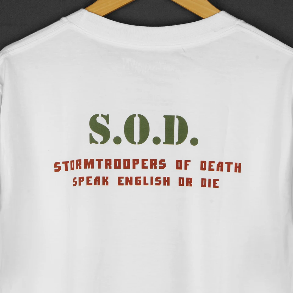 S.O.D. T-Shirt Speak English Or Die Thrash Crossover D.R.I.