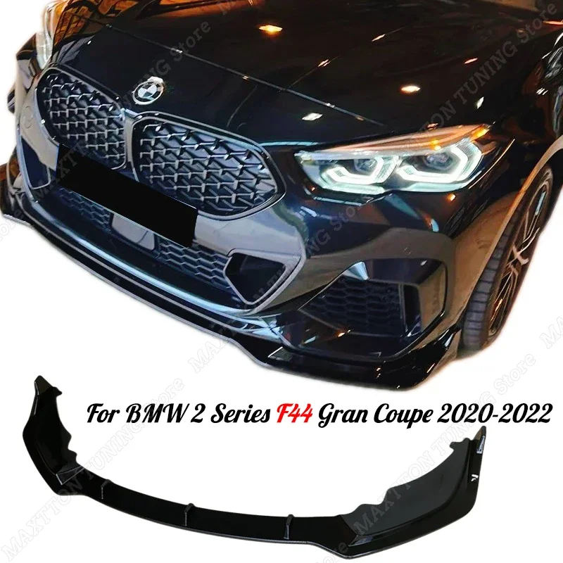 Per Bmw Serie 2 F44 225I M235I M240I Gran Coupe 2020-2022 Paraurti Anteriore Spoiler Lip Splitter Diffusore Body Kit Cover Protettiva