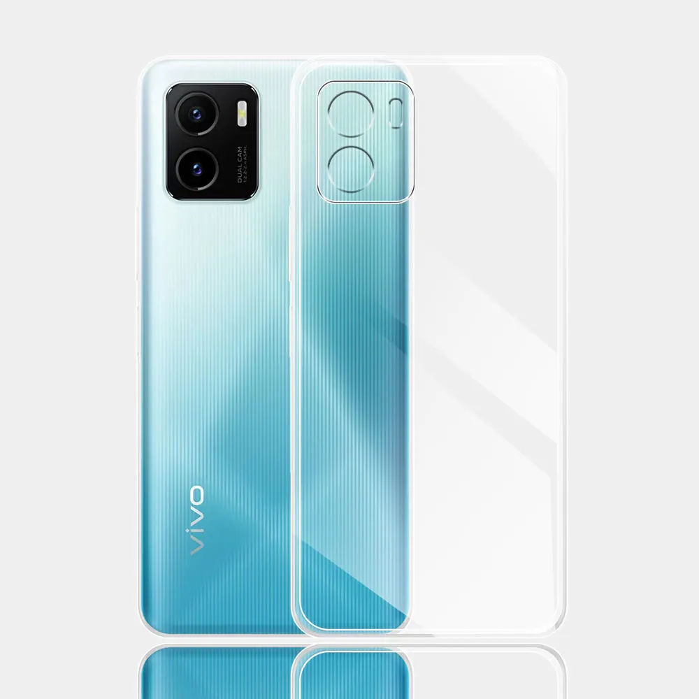 Per Vivo Y15A Vivo Y15S Custodia Morbida In Silicone Trasparente Per Vivo Y10 Y15 Vivo Y01 Y02 Vivo Y02T Y02A Coque O Iqoo U5X Funda