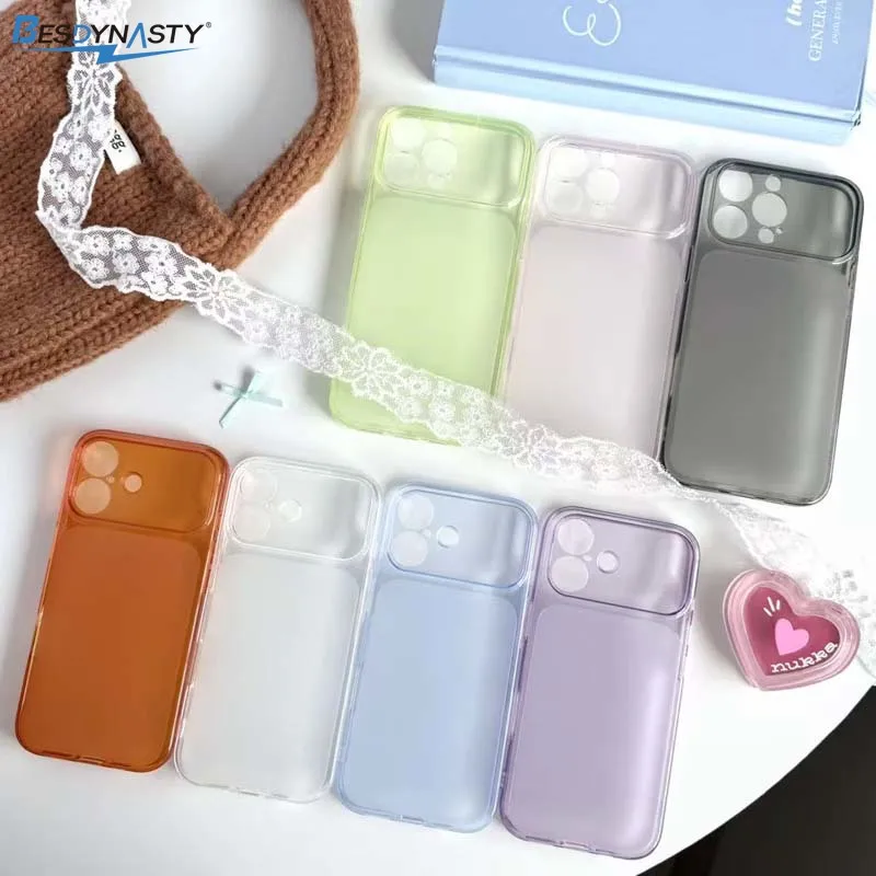 Ultra Thin Translucent Matte Shockproof Phone Case with Frosted Protection