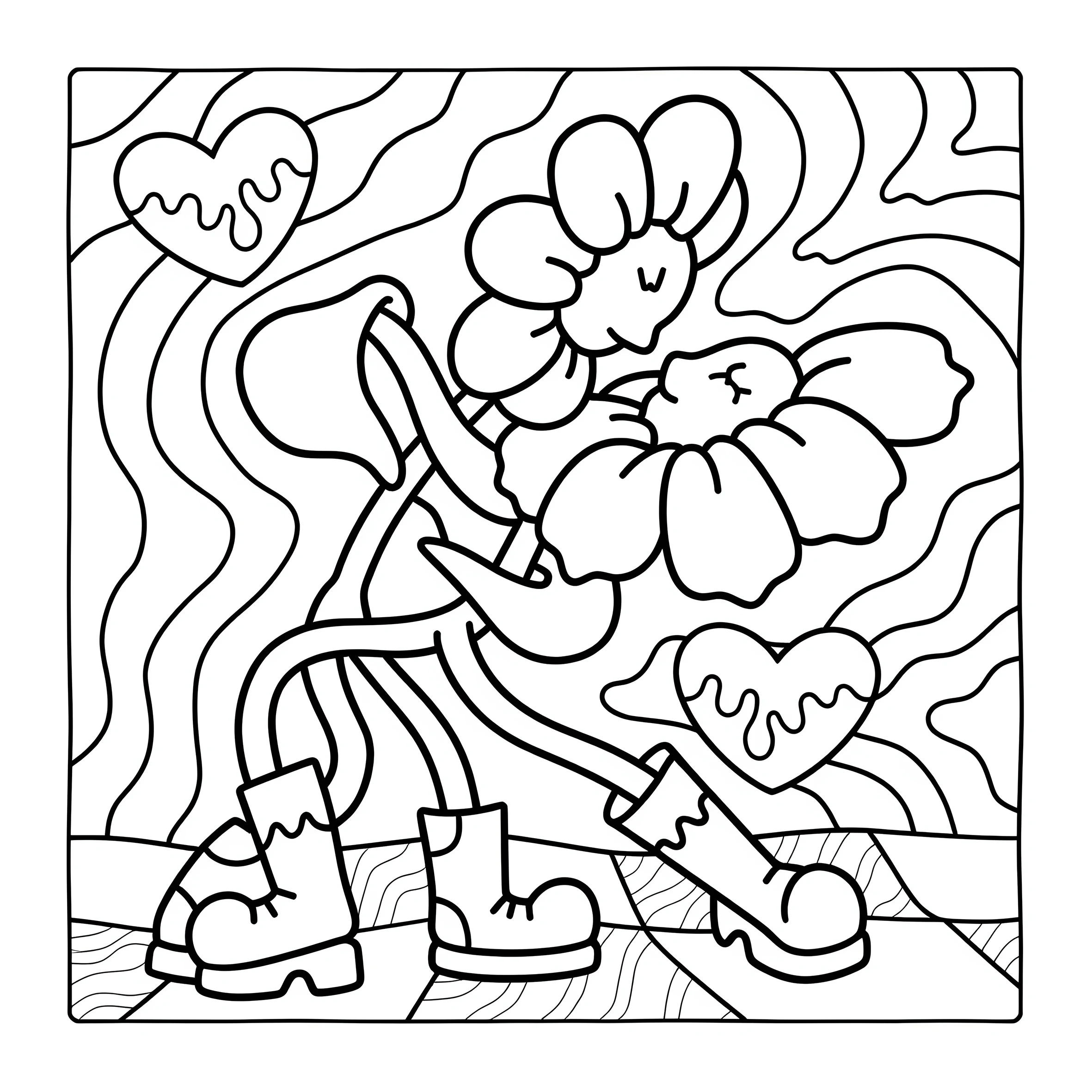 TRIPPY ART Patterns Coloring Book for Adults Cute Drawing Book Perfect Gift for Party and Birthday 6