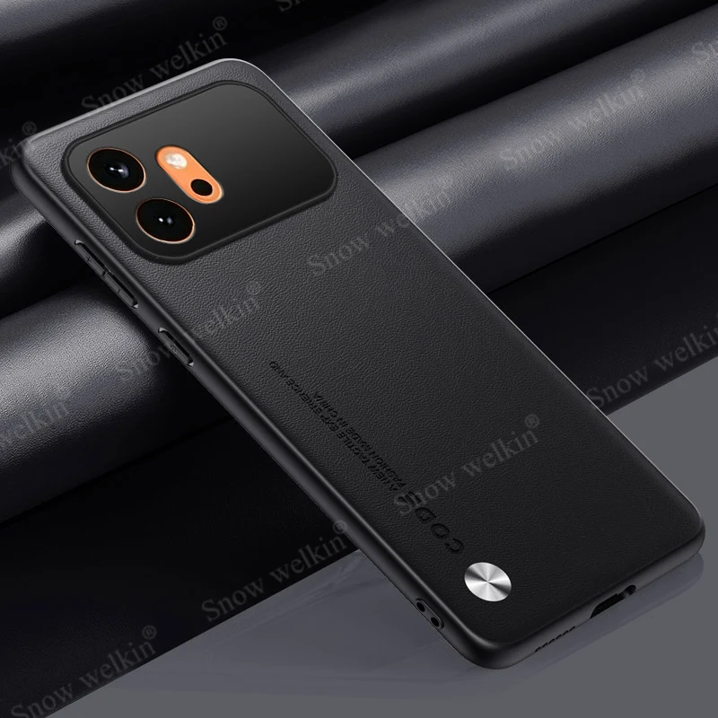 Luxury PU Leather Shockproof Silicone Phone Case Cover