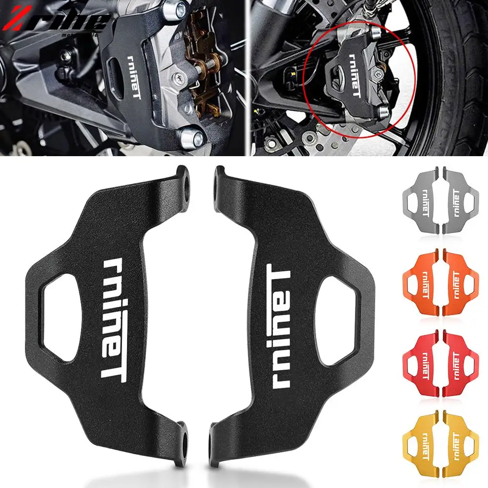 

Мотоциклетный тормозной суппорт для BMW R nineT R nine T RNINET 2013 2014 2015 2016 2017 2018 CNC, алюминиевый передний тормозной суппорт, защитная крышка