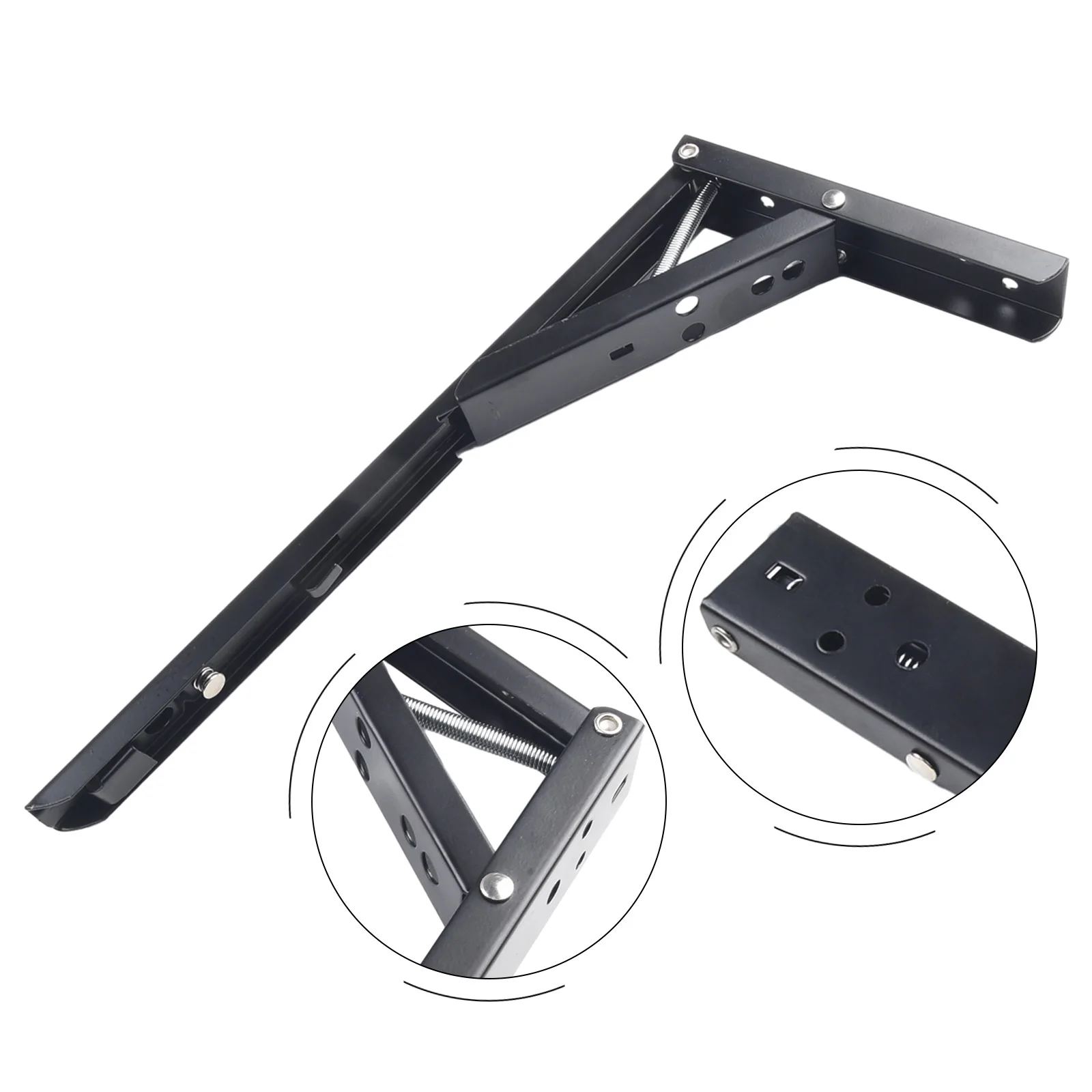 Folding Partition Bracket Etrack Accessories For Work Bench Collapsible Heavy Duty Shelf Hinge Stainless Steel
