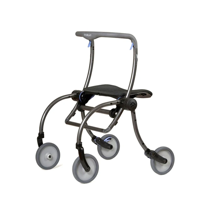 Elderly trolley Pushable Sitting Aid Driving Lightweight Folding Elderly Cane Chair