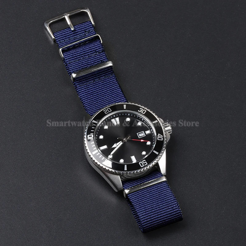 Universal Nylon Canvas Watch Strap – Military Sport Braid Bracelet
