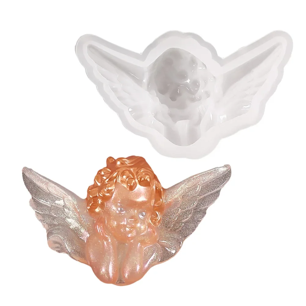 Description Picture 4 of itemDIY Angel/Mermaid Silicone Soap Mold 3D Portrait Plaster Candle Epoxy Resin Making Tool Handmade Chocolate Ice Cube Baking Kit