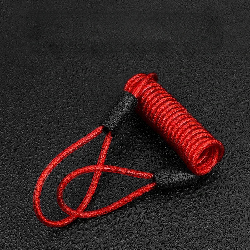 Motorcycle Disc Lock 120cm Alarm Disc Lock Security Anti Thief Motorbike Motorcycle Wheel Disc Brake alarm lock & bag and Reminder Spring Cable