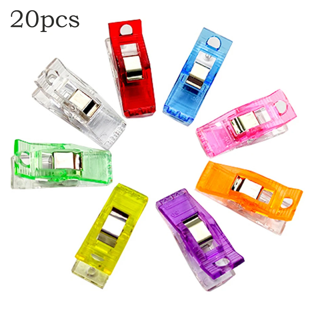 

Brand New Plastic Clip Sewing Clip Concavities Convexities Double-layer Fabric Multi-color Multipurpose Plastic Clips