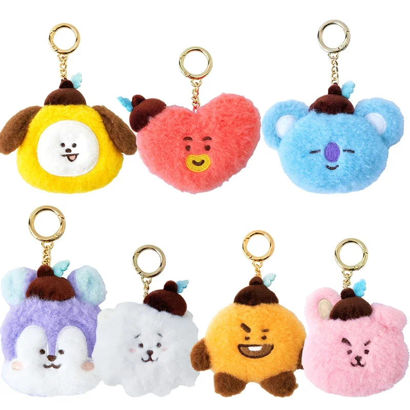 

Kawaii Bt21 серия Hope In Love плюшевая кукла Keychian аниме чимми куки Koya Shooky Rj мультяшный милый плюшевый мешок кулон Подарки Игрушка