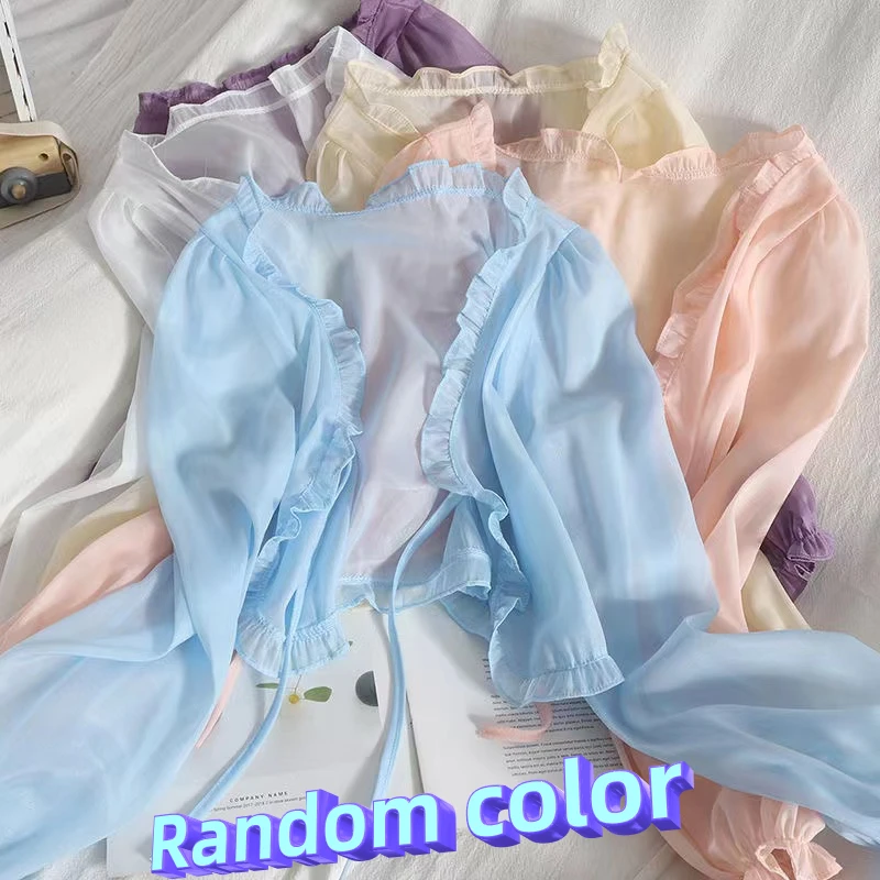 ตัวเลือกสินค้า เสื้อลูกไม้ผู้หญิง ป้องกัน UV ใส่สบาย ฤดูร้อน