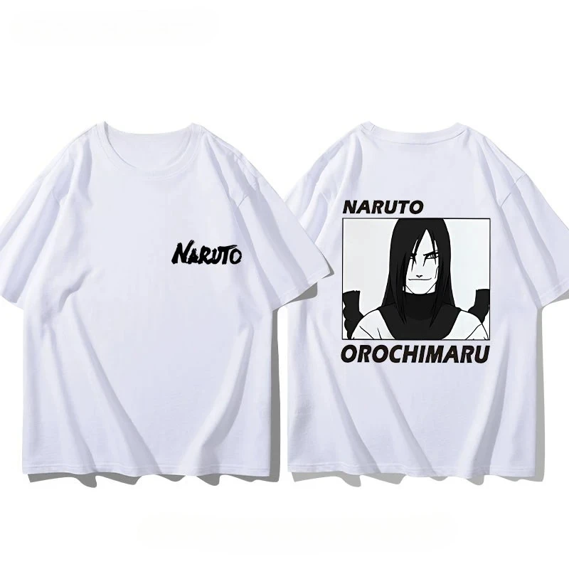 Premium Naruto Uzumaki Graphic Print Men's T-Shirt - 100% Cotton Luxury Designer Summer Tee