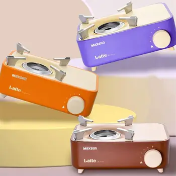 휴대용 캠핑 가스 스토브, 높은 화력 미니 카세트 화로, 야외 피크닉 연소 버너, 캠핑 요리 액세서리
