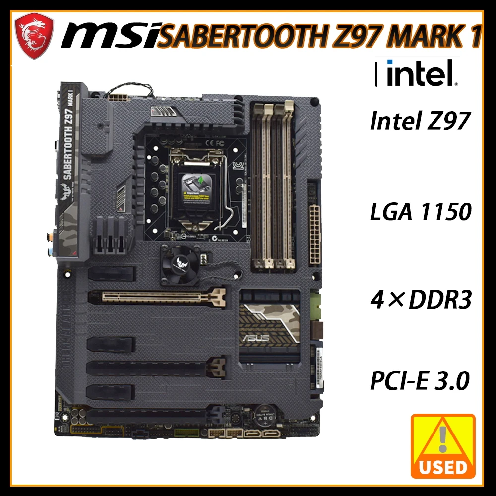 SABERTOOTH Z97 MARK1 intel core i5 4570s