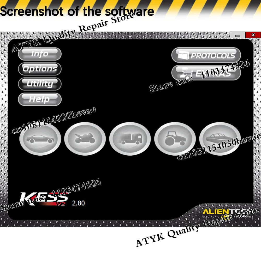 Herramienta de programación de chips ECU Ksuite 2.80 para software KESS, herramienta de reparación de automóviles y cami