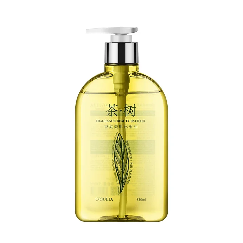 330ml Tea Tree Essential Oil Acne Body Wash Cleansing Moisturizing Leaving Fragrance Shower Oil Bath Body Wash Shower