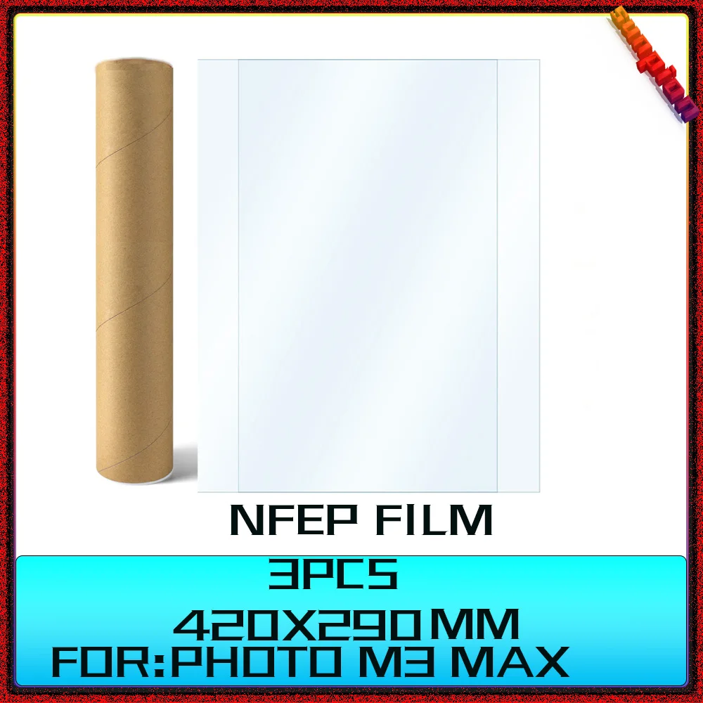 ANYCUBIC 3Pcs/2pcs 13.6 Inch NFEP /PFA Film 420X290X0.15mm Thickness For  PHOTON M3 MAX LCD 3D Printer
