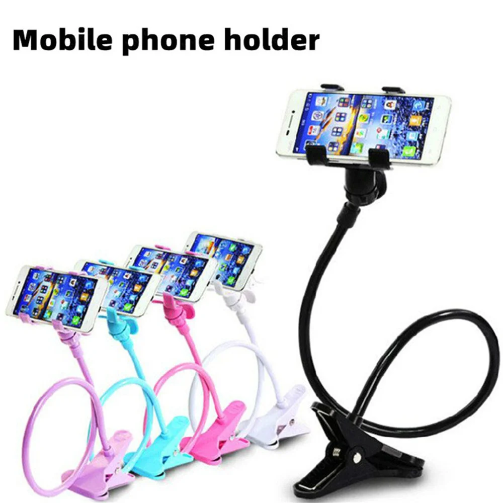 Universal Cell Phone Holder Flexible Long Arm lazy Phone Stands Clamp Bed Tablet Car Mount Bracket For iPhone XS Samsung Support 2