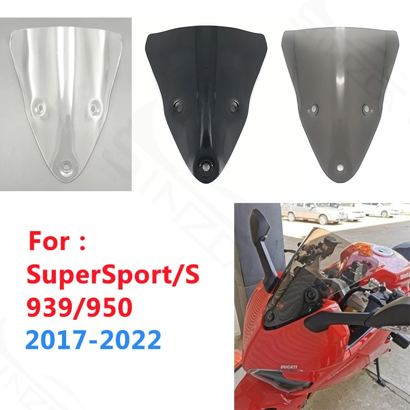 front license plate bracket For DUCATI 939 950 Supersport SuperSport 939S 950S Super Sport S Motorcycle Windshield Windscreen Wind Deflectors 2017-2022  18 foot rest under desk