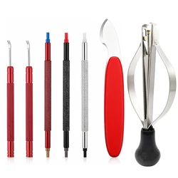 Stainless Steel Watch Hand Repair and Adjustment Tool Kit (7Pcs)