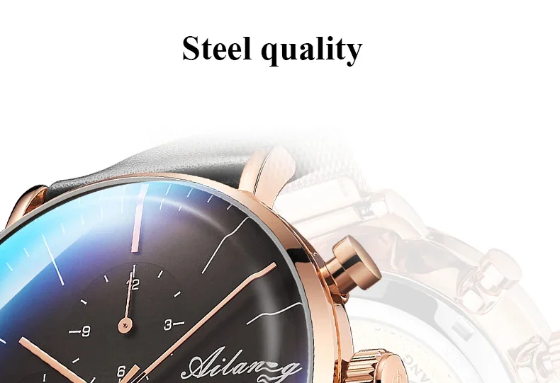 Männer AILANG Uhr Top Design Marke Automatische Uhr Männer Mechanische Taucher Uhren männer Diesel Uhr Minimalistischen männlichen Minimalismus – Detail 6