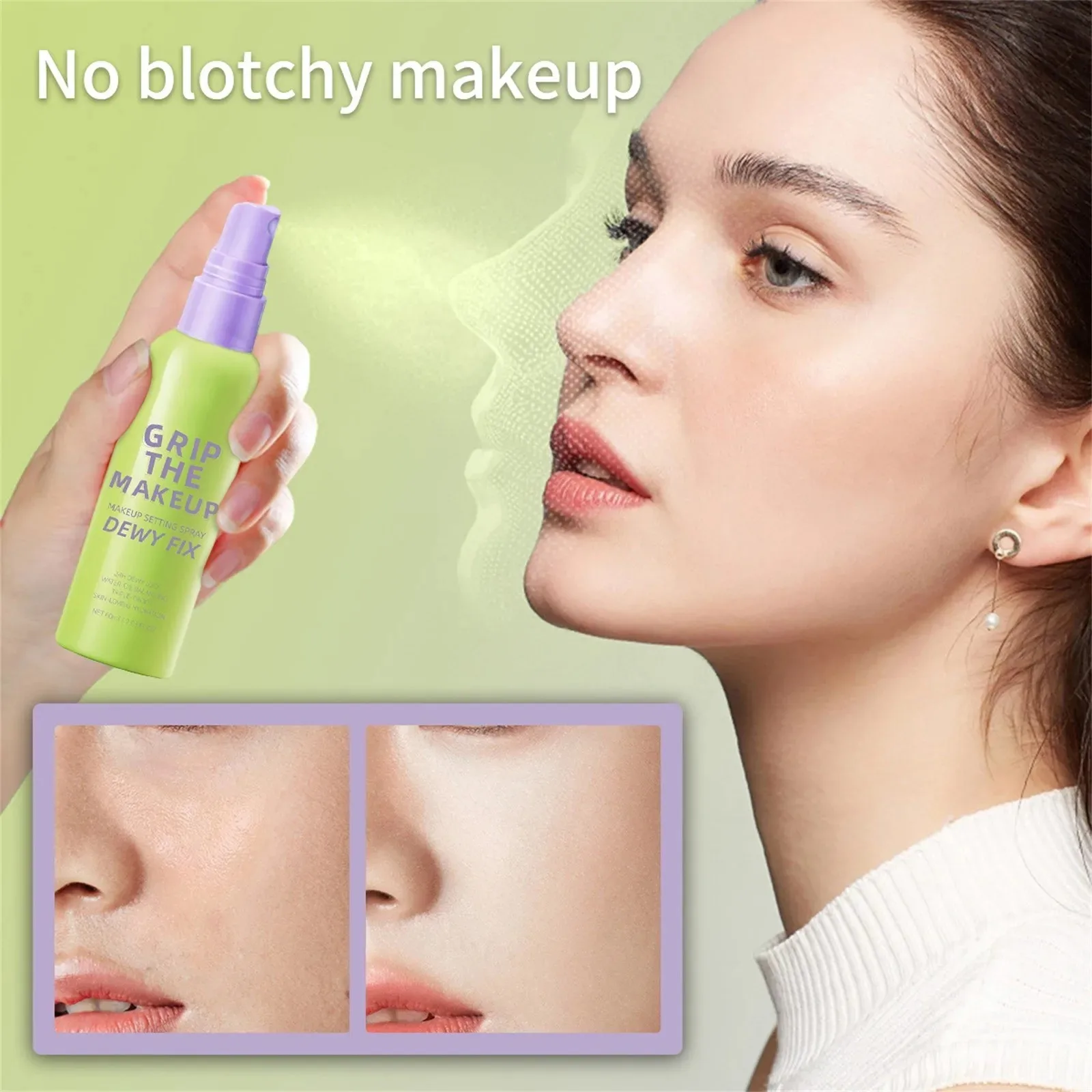 High-Quality Makeup Setting Spray Moisturizing Purifying Pores Long-Lasting Makeup Setting Sweat Proof Oil Control Cosmetics 2