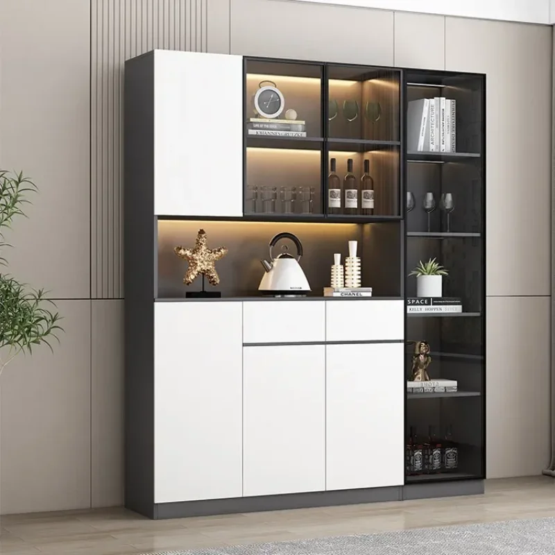 Modern Closet Sideboard Kitchen Cabinets Glass Large Display Filing Storage et Cabinet Shelf Wine Cabinet Bedroom Furniture