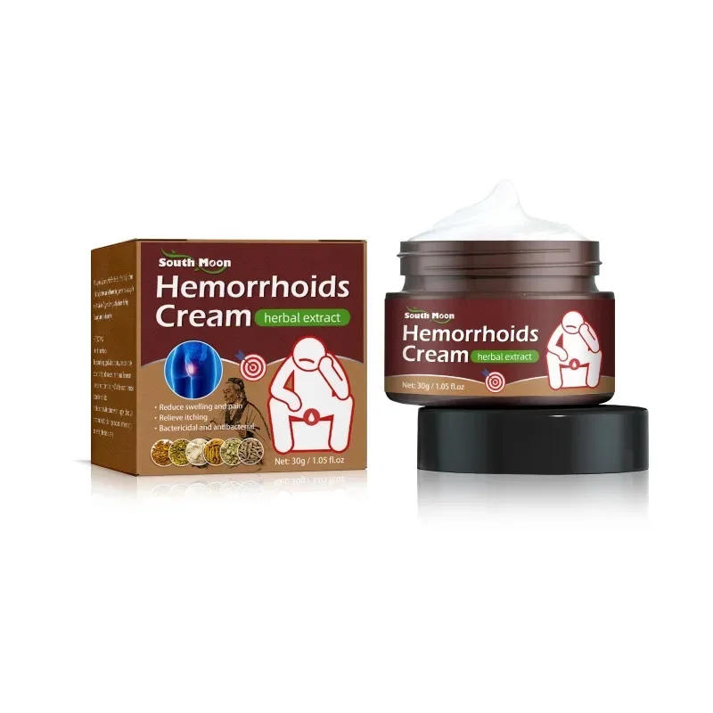 1Pcs Herbal Hemorrhoid Ointment Treat Butt Anal Fissure Pain Swell Repair Cream Internal External Hemorrhoids Eliminates Care