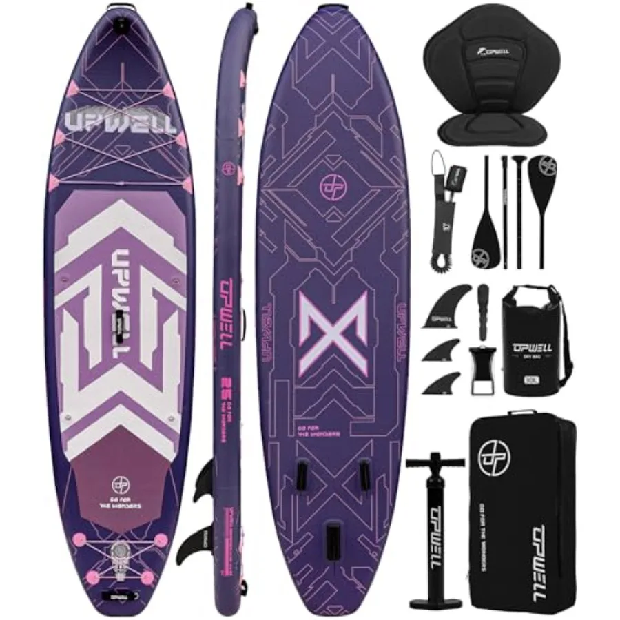 20850-93bc27.jpg 11'6"×35" Extra Wide Inflatable Paddle Board, Stand Up Paddle Board for Youth and Adults, Stable Design, Premium SUP Accessorie