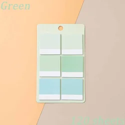 Vibrant Memo Pad Writable Index Tabs for Organized Note - taking and Bookmarking (Green - 120pcs)