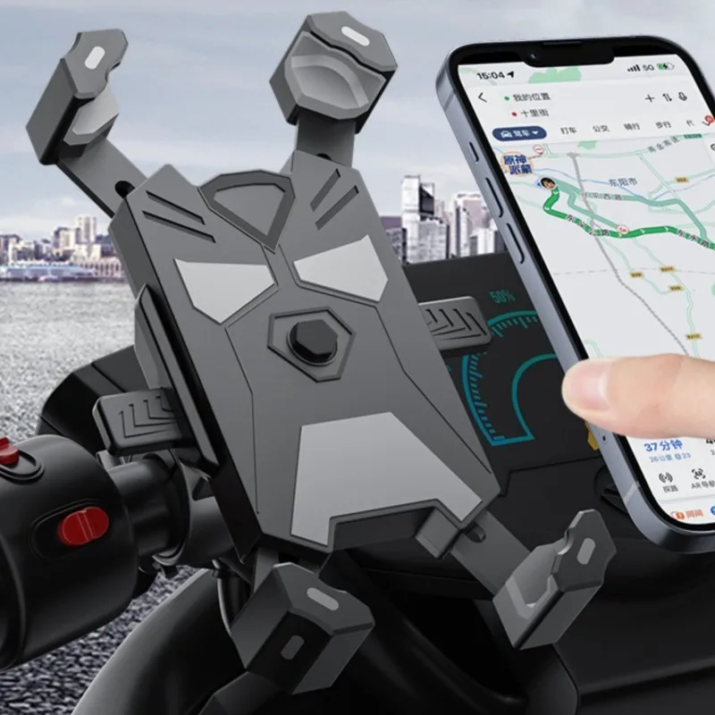 

Silicone Mobile Phone Holder For Bicycle Shockproof Universal Anti-drop For 4.7-7.2 Inch Drop-shipping