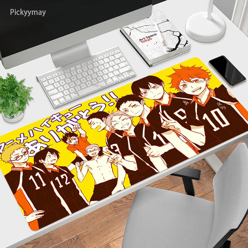 Anime Mouse Pad Gaming RGB Haikyuu Large Overlock Speed Gamer.