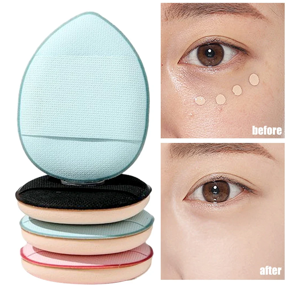 Description Picture 2 of itemFinger Thumb Makeup Puff Soft Mini Air Cushion Concealer Cosmetic Puff Liquid Foundation Blush Powder Sponge Beauty Tools 50PCS