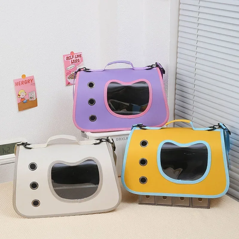 Description Picture 6 of itemCat Bags Large Capacity Ventilation with Foldable Lightweight Breathable Mesh Soft-Sided Shoulder Carrier Bag Pet Supplies
