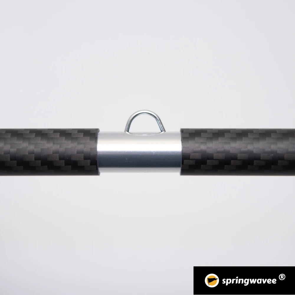 Carbon Fiber Canopy Pole/Tent Strut Springwavee 2.28m Adjustable Portable and Easy to Carry