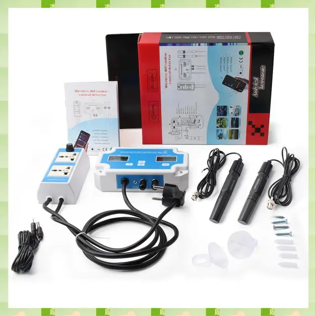2025 W2839 3-In-1 Wifi Water Quality Detector PH/ORP/TEMP Electrode BNC Type Probe For Aquarium Hydroponics Monitor,W2839 3-In-1 4