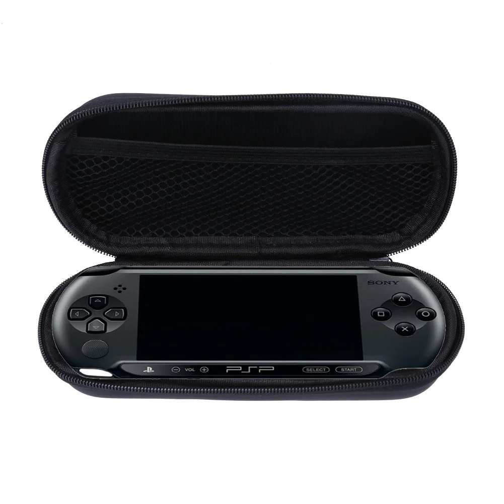 Hard Organizer Box Wear-Resistant Handheld Carrying Case Portable Travel Carry Case for Sony PSP1000/2000/3000