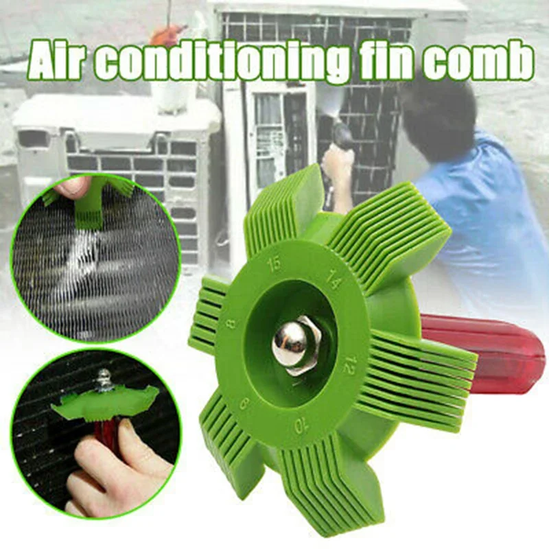 

Car Radiator Condenser Fin Comb Air Conditioner Coil Straightener Hand Cleaning Tool Auto Cooling System Repair Tools