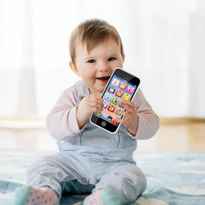 Baby Mobile Phone Toys Smart Touch Screen With Lights And Music Learning Machine Musical Pretend Play Early Education Toys Gifts educational toys
