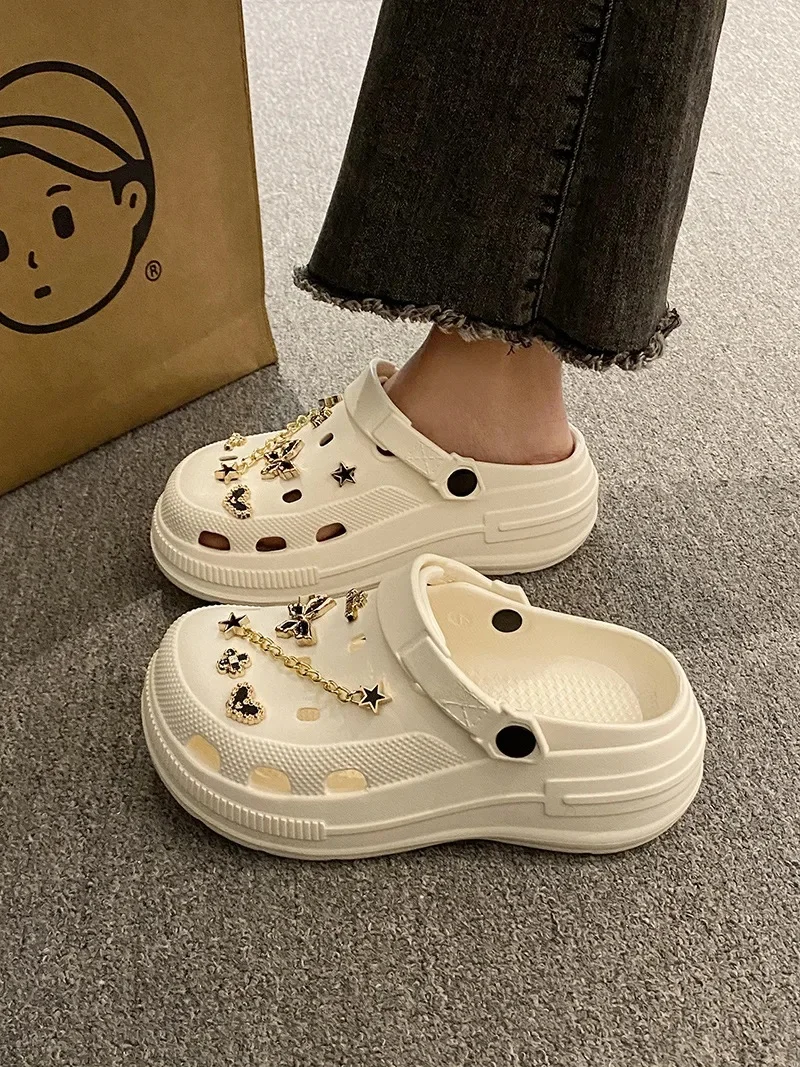 White-Black gold butterfly