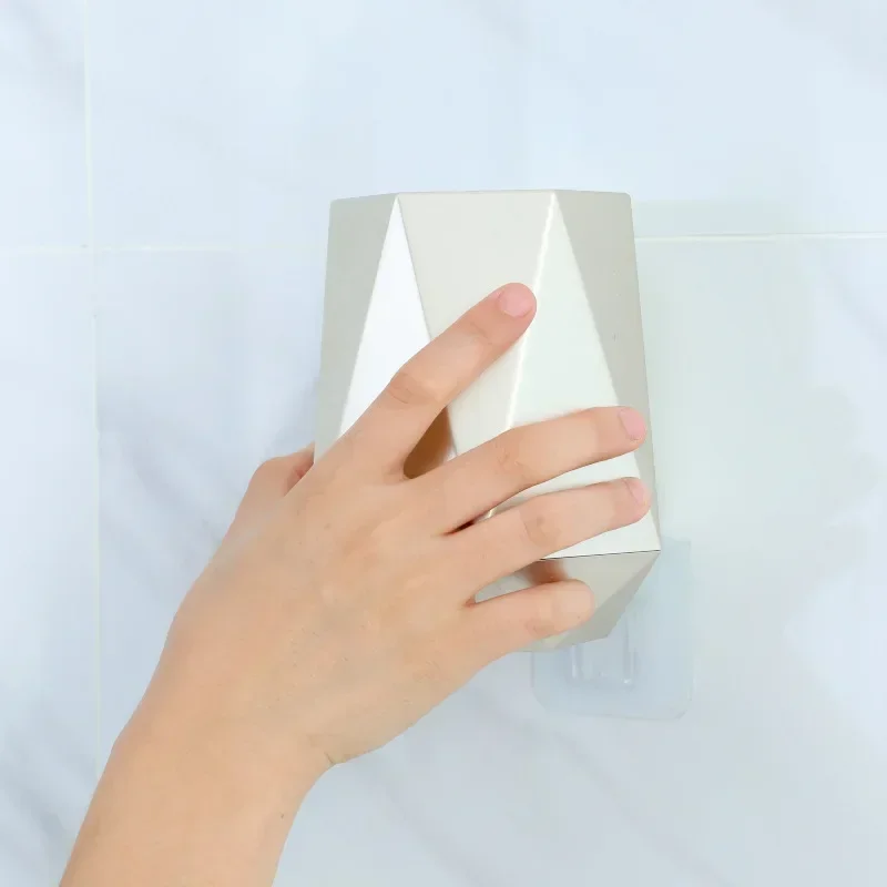 TPR Silicone Head Toilet Brush Nordic Wall-Mounted Or Floor-Standing Toilet Brush Holder Cleaning Bathroom Accessories