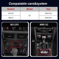 10.25” Linux Screen Wireless CarPlay Car Multimedia Display For Audi Q5 2009-2017 With Android Auto Airplay Autolink Autoradio 6