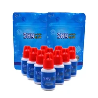 5/10 Bottles Original Korea Sky Glue With Red Cap 1-2 Seconds Dry Time 6-7 Weeks Fastest and Strongest  Eyelash Extensions Glue 1