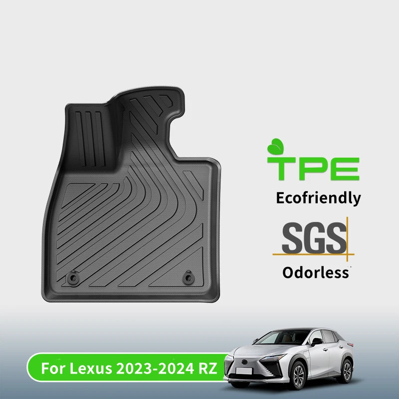 Car Trunk Mat TPE Floor Mats for Lexus 2023-2024 RZ300e RZ450e All Weather Anti-Slip Rear Trunk Pad Cargo Liner Anti Dirty Pad