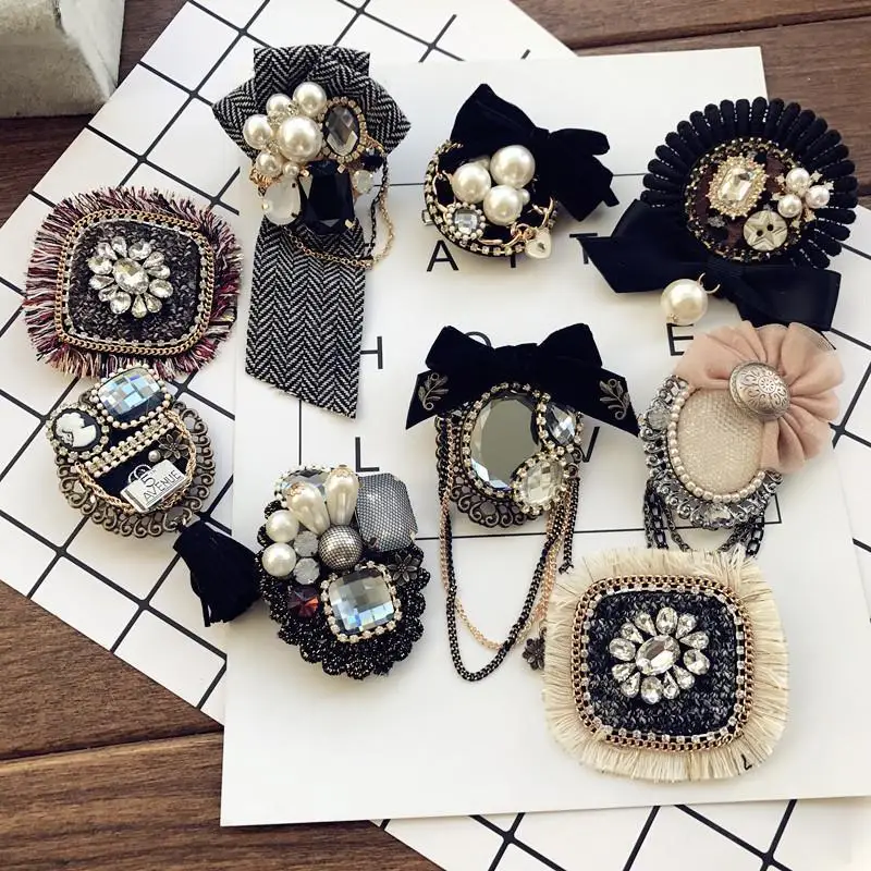 Fashion Brooch Bow Women, Brooch Jewelry Crystal Korean